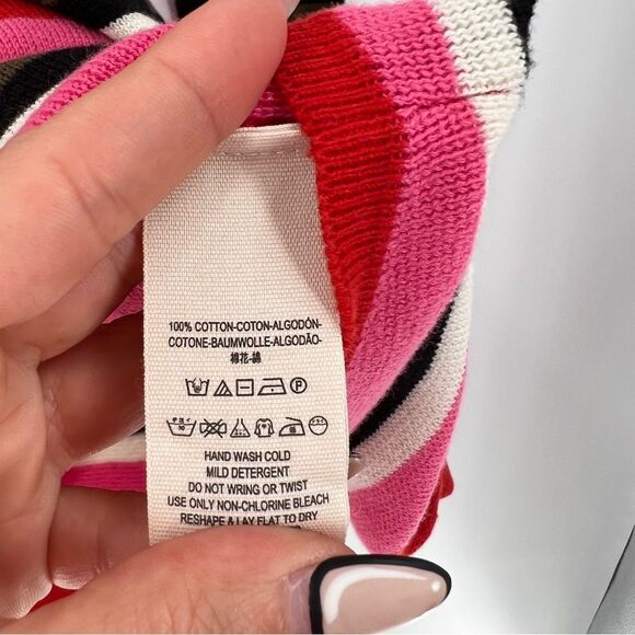 Free People Falling For You Stripped Rubbed Dress Size Medium - Picture 4 of 7